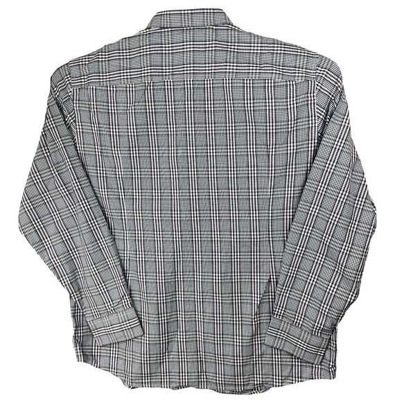 Tommy Bahama Island Modern Fit Plaid Shirt Men XL Blue/White Cotton Long Sleeve - Picture 2 of 12